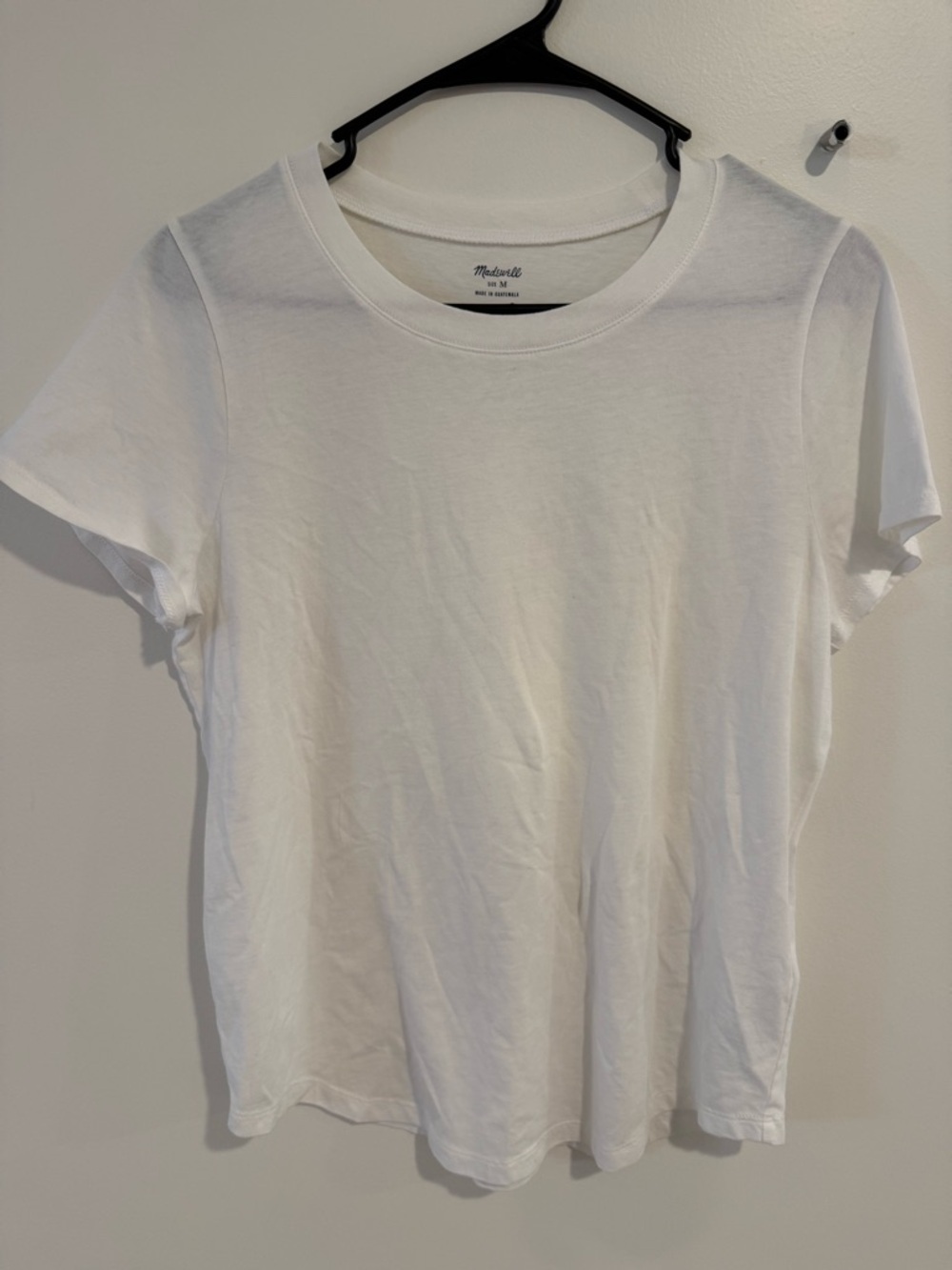 Madewell Classic White Short Sleeve Crew Tee